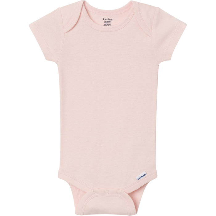 8-Pack Baby Girls Rainbow Short Sleeve Bodysuits onesies Gerber®