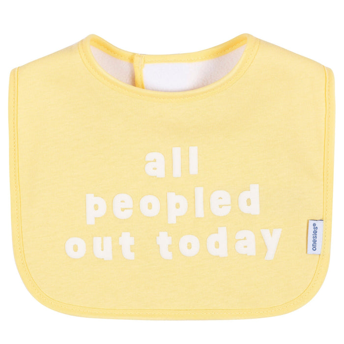 8-Pack Baby Girls Super Happy Drooling Bibs bibs Gerber®