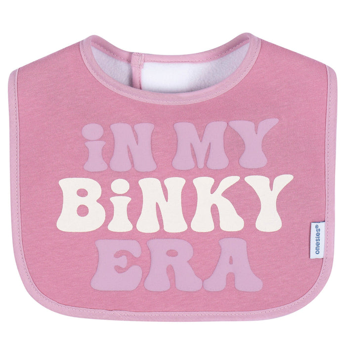 8-Pack Baby Girls Super Happy Drooling Bibs bibs Gerber®