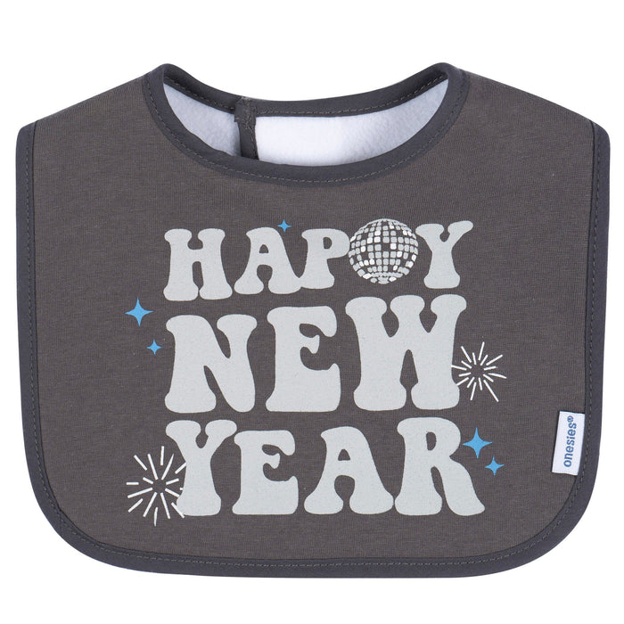 8-Pack Baby Neutral Holiday Drooling Bibs bibs Gerber®