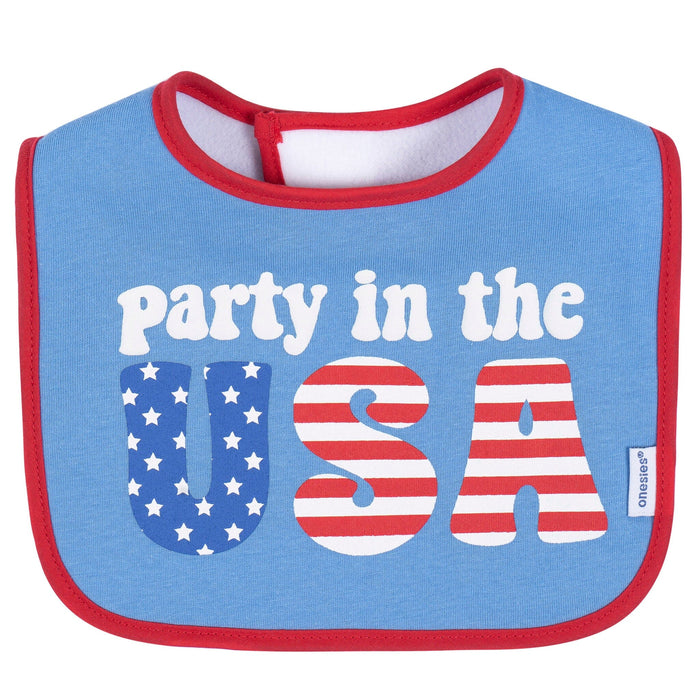 8-Pack Baby Neutral Holiday Drooling Bibs bibs Gerber®