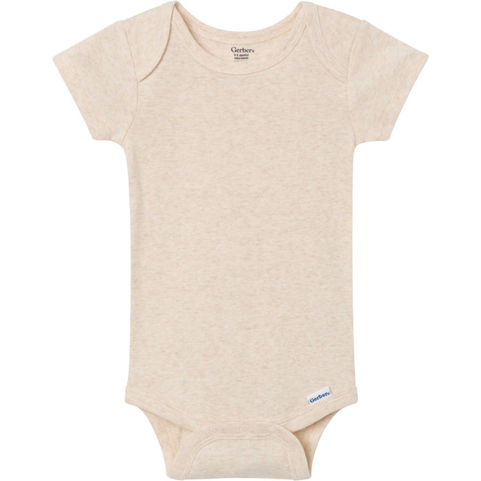 8-Pack Baby Neutral Neutral Tones Short Sleeve Bodysuits onesies Gerber®