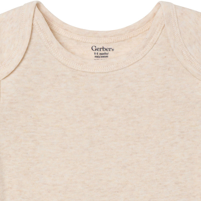 8-Pack Baby Neutral Neutral Tones Short Sleeve Bodysuits onesies Gerber®