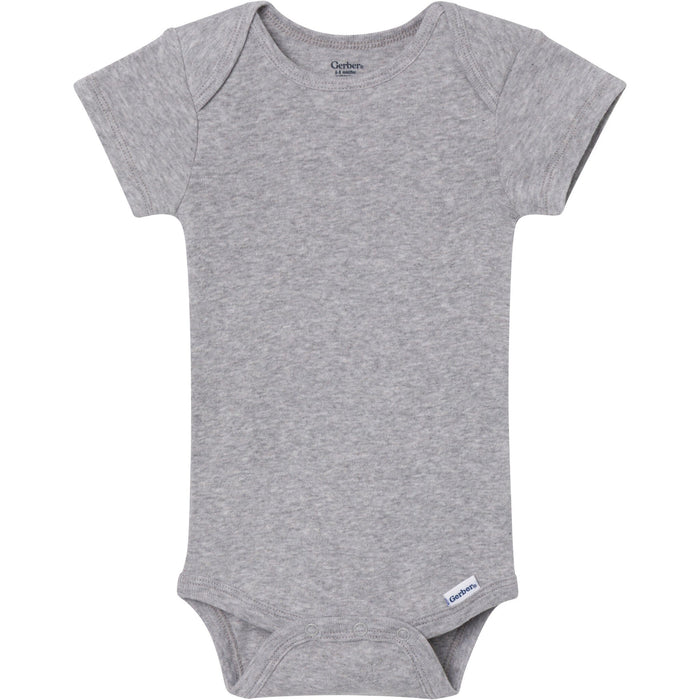 8-Pack Baby Neutral Neutral Tones Short Sleeve Bodysuits onesies Gerber®