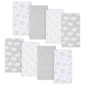 Gerber® 8-Pack Baby Neutral Sheep Flannel Burp Cloths-Gerber Childrenswear