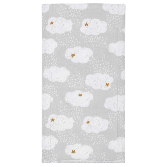 Gerber® 8-Pack Baby Neutral Sheep Flannel Burp Cloths-Gerber Childrenswear