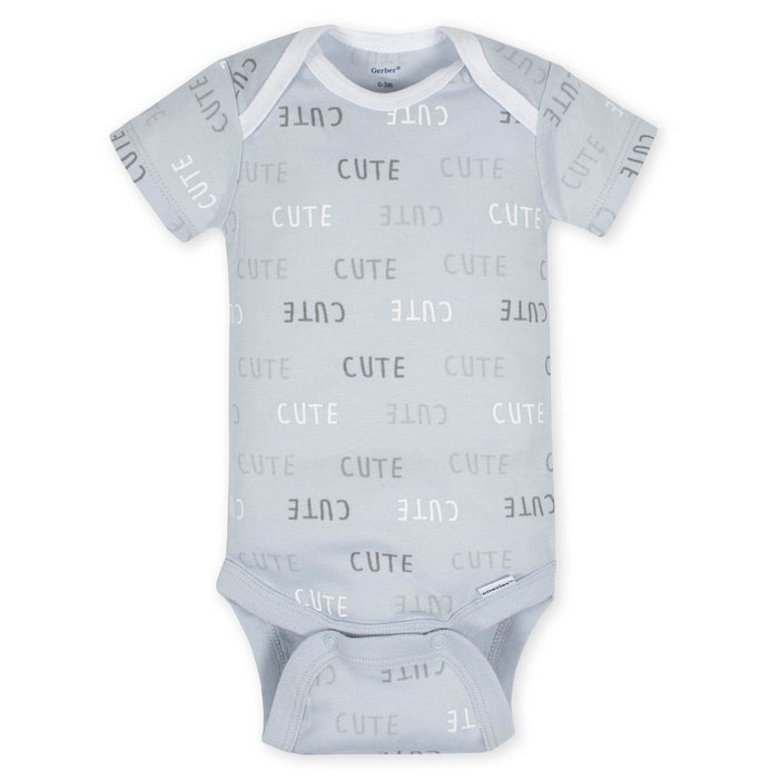 8-pack Baby Neutral Sheep Short Sleeve Onesies® Bodysuits
