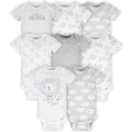 8-Pack Baby Neutral Sheep Short Sleeve Onesies® Bodysuits-Gerber Childrenswear