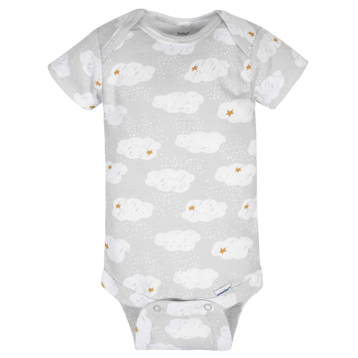 8-Pack Baby Neutral Sheep Short Sleeve Onesies® Bodysuits-Gerber Childrenswear