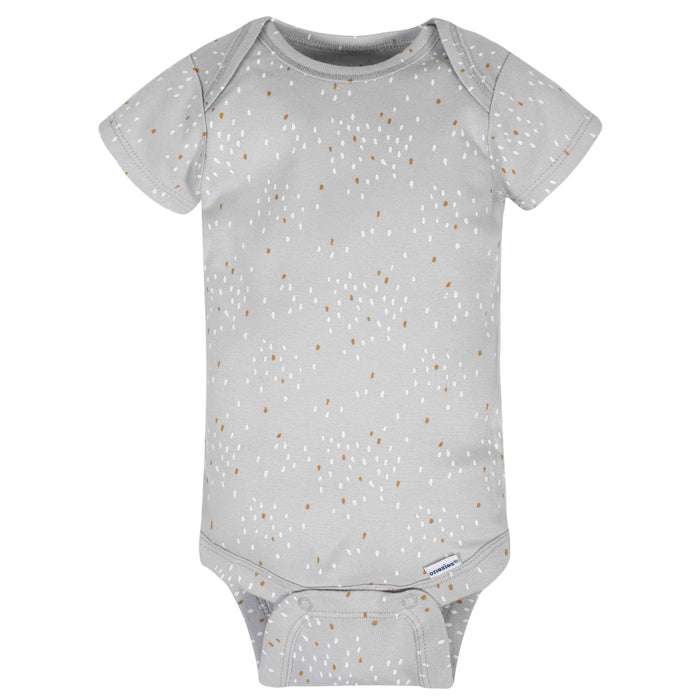8-Pack Baby Neutral Sheep Short Sleeve Onesies® Bodysuits-Gerber Childrenswear