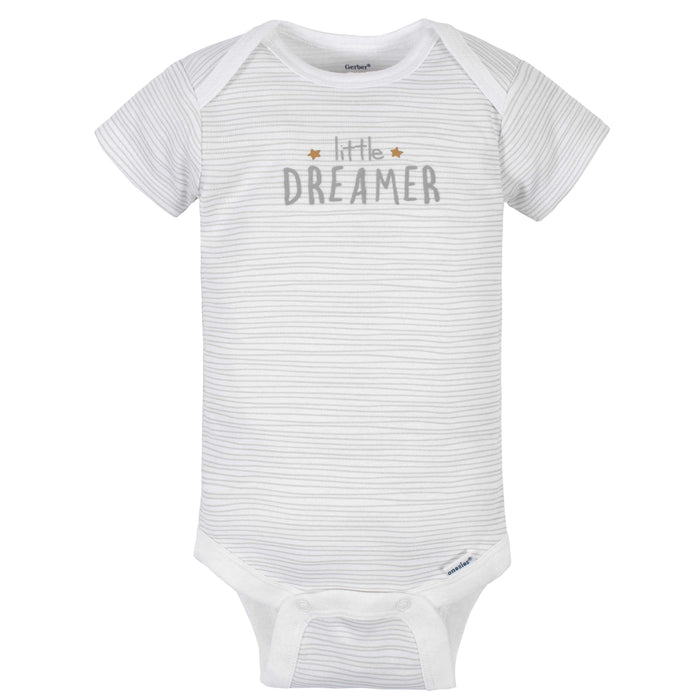 8-Pack Baby Neutral Sheep Short Sleeve Onesies® Bodysuits-Gerber Childrenswear