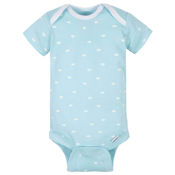8-Pack Baby Neutral Words Short Sleeve Onesies® Bodysuits-Gerber Childrenswear