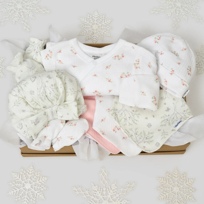 8-Piece Baby Girls Deer Baby Basics Gift Set sleepwear Gerber®