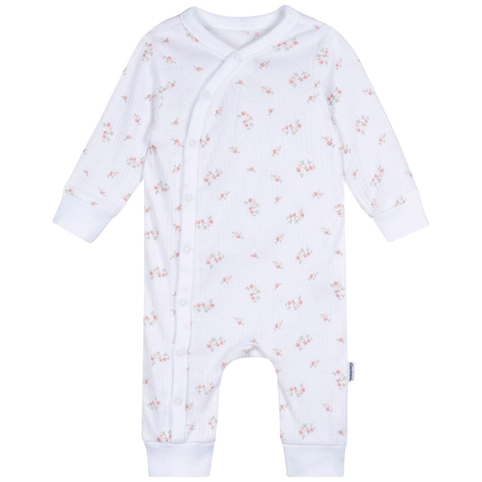 8-Piece Baby Girls Deer Footless Pajama and Accessories Bundle Bundle Gerber Childrenswear