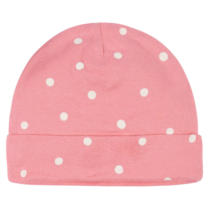 8-Piece Baby Girls Princess Caps & Mittens Set-Gerber Childrenswear