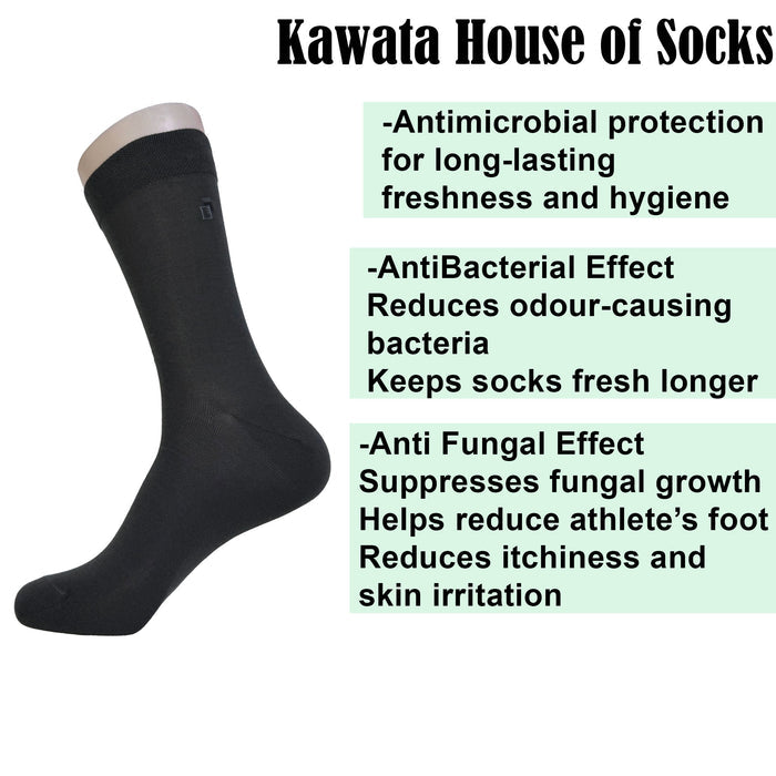 Anti-Microbial Mid Calf 189611 Business Socks | Anti Bacterial and Anti Fungal Office Socks