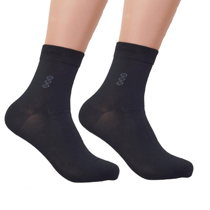 Anti-Odour Crew Spiral Business Socks - Kawata House of Socks