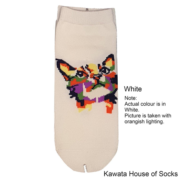 Anti-Slip Quarter Artistic Cat Socks - Kawata House of Socks