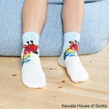 Anti-Slip Quarter Giraffe Socks - Kawata House of Socks