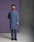 Ash Grey IronEZ Kurta Pyjama