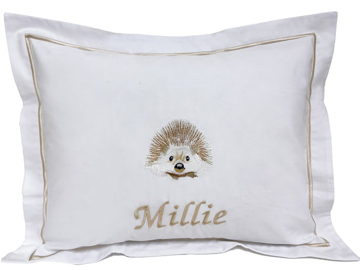 Baby Boudoir Pillow Cover, Hedgehog
