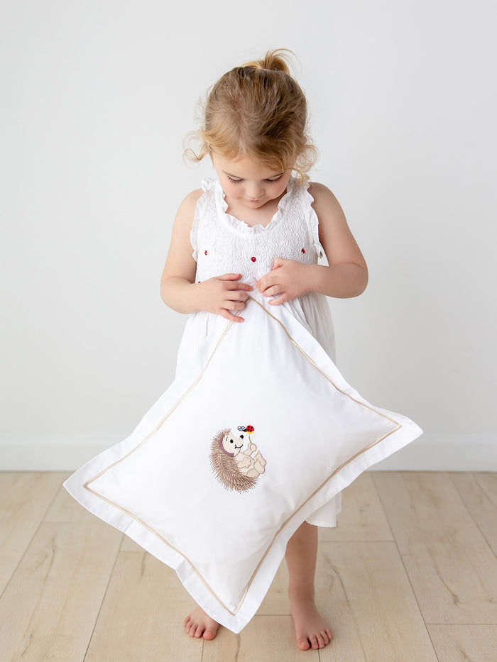 Baby Boudoir Pillow Cover, Hedgehog
