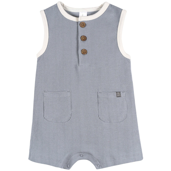 Baby Boys Weathervane Henley Romper Rompers Modern Moments™ by Gerber®