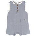 Baby Boys Weathervane Henley Romper Rompers Modern Moments™ by Gerber®