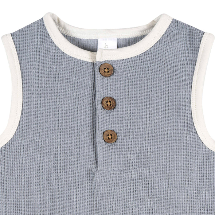 Baby Boys Weathervane Henley Romper Rompers Modern Moments™ by Gerber®