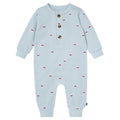 Baby Boys Blue Mushroom Long Leg Slouch Romper Rompers Gerber®