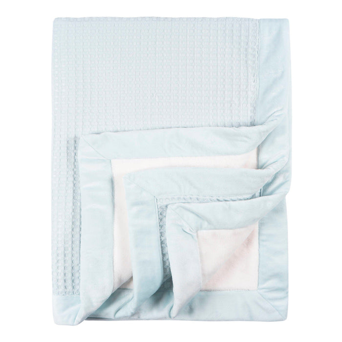 Baby Boys Blue Leaf Blanket Gerber®