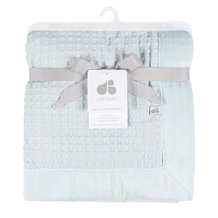 Baby Boys Blue Leaf Blanket Gerber®