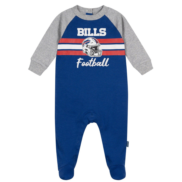Baby Boys Buffalo Bills Footed Pajamas Sleepwear NFL