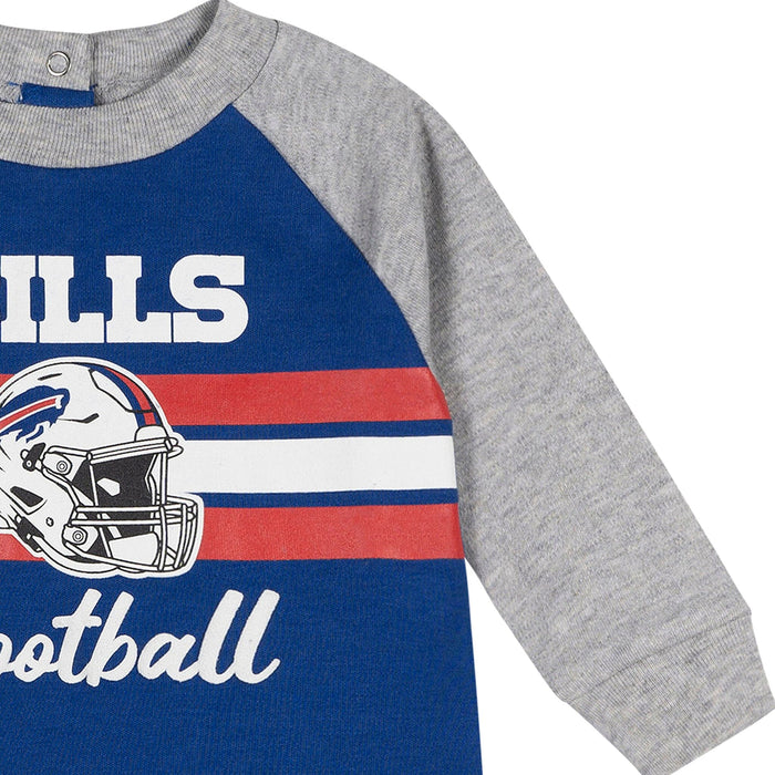 Baby Boys Buffalo Bills Footed Pajamas Sleepwear NFL