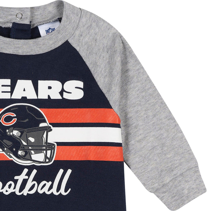Baby Boys Chicago Bears Footed Pajamas Sleepwear NFL