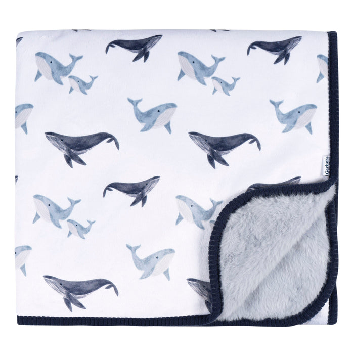 Baby Boys Coastal Calm Blanket Blankets Gerber®
