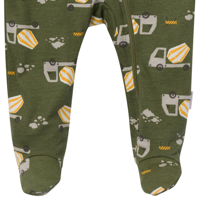 Baby Boys Construction Truck Sleep 'N Play Sleepwear Gerber®