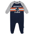 Baby Boys Denver Broncos Footed Pajamas Sleepwear NFL