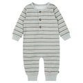 Baby Boys Green Stripes Long Leg Slouch Romper Rompers Gerber®