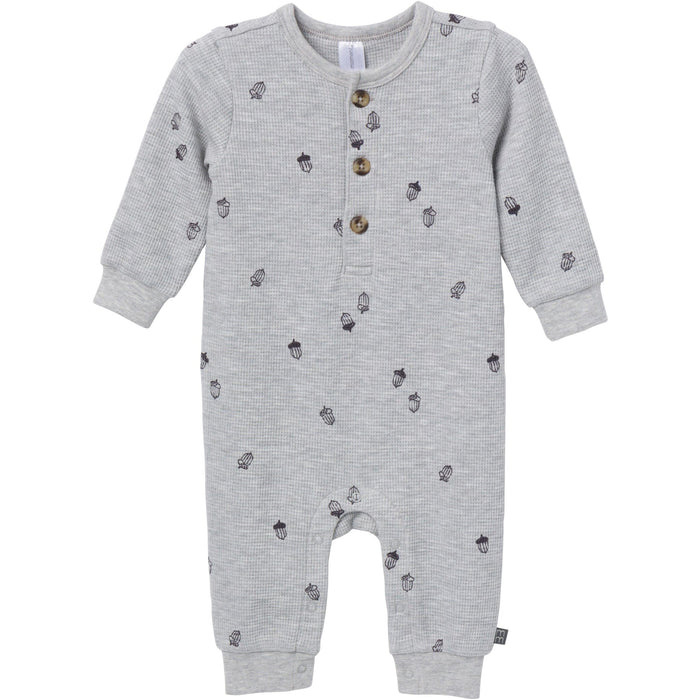 Baby Boys Grey Heather Acorn Slouch Romper Outfits & Sets Modern Moments™ by Gerber®