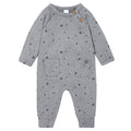 Baby Boys Gray Heather Raglan Sleeve & Long Leg Romper Rompers Modern Moments™ by Gerber®