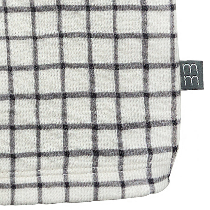 Baby Boys Dk Grey Plaid Henley Drop Shoulder Top Tops Modern Moments™ by Gerber®