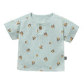 Baby Boys Lt Sky Lemon Henley Drop Shoulder Top Tops Modern Moments™ by Gerber®