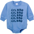 Baby Boys Lil' Bro Sweatshirt Bubble Romper rompers Onesies® Brand
