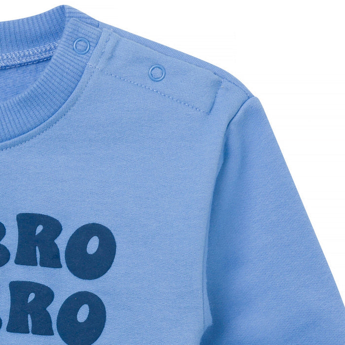 Baby Boys Lil' Bro Sweatshirt Bubble Romper rompers Gerber®