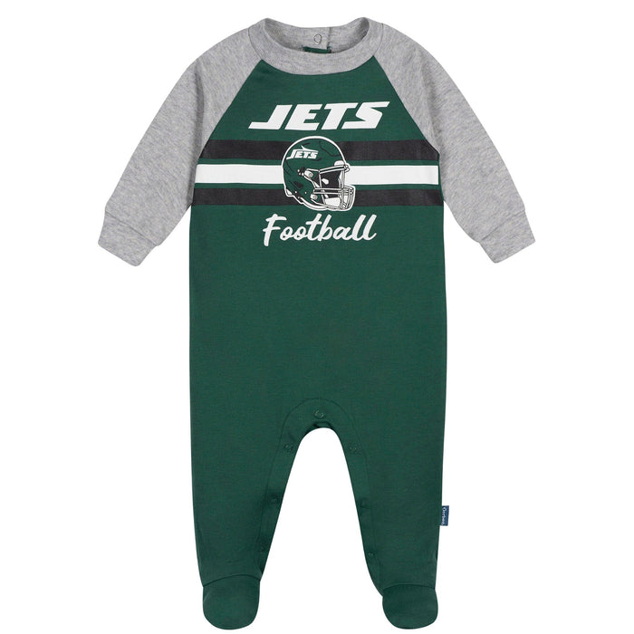 Baby Boys New York Jets Footed Pajamas Sleepwear NFL