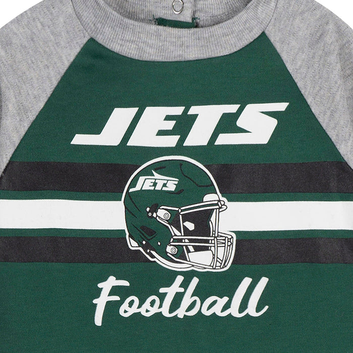 Baby Boys New York Jets Footed Pajamas Sleepwear NFL