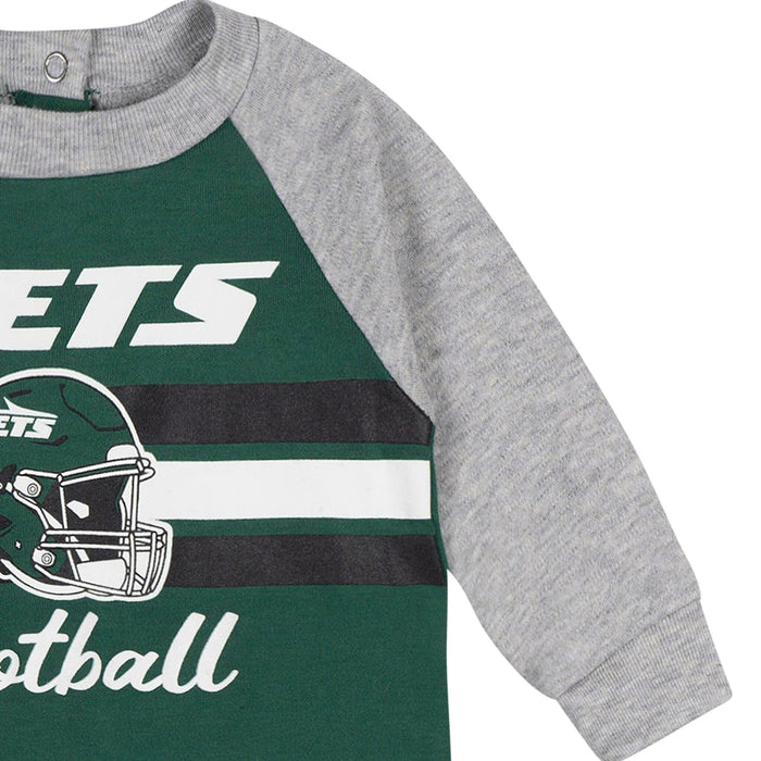 Baby Boys New York Jets Footed Pajamas Sleepwear NFL