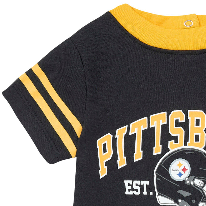 Baby Boys Pittsburgh Steelers Romper NFL NFL