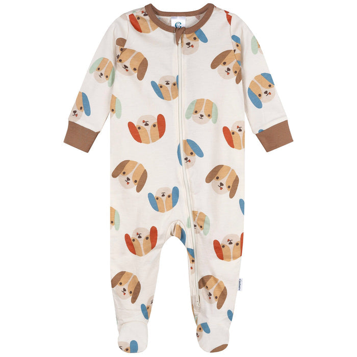 Baby Boys Puppy Faces Sleep 'N Play Sleepwear Gerber®
